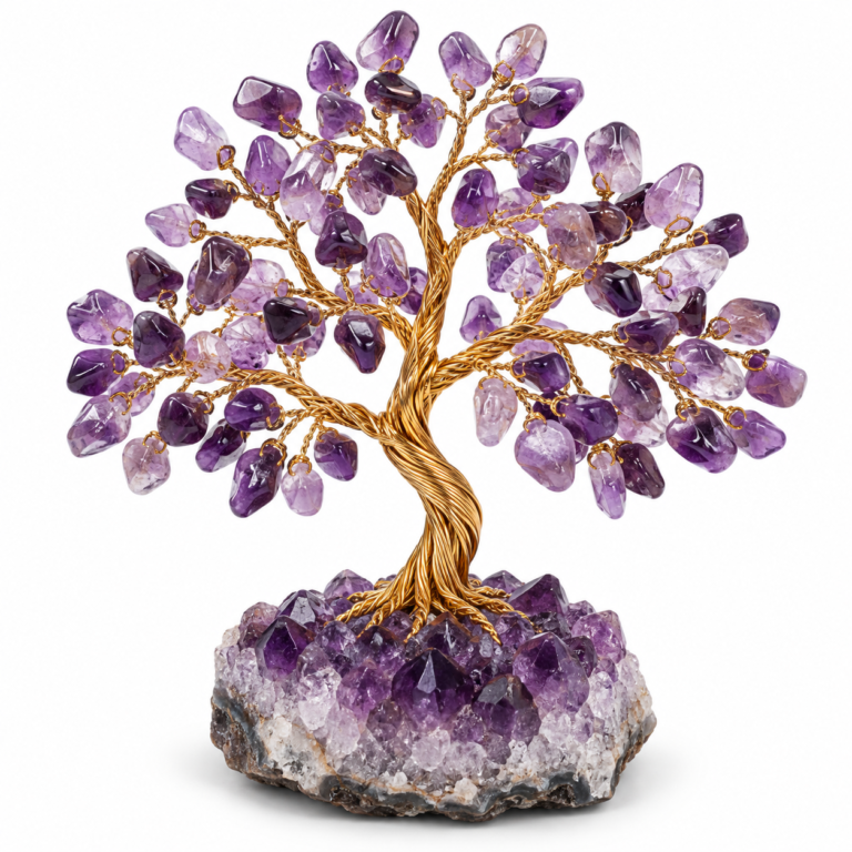 Gemstone Tree Sculptures